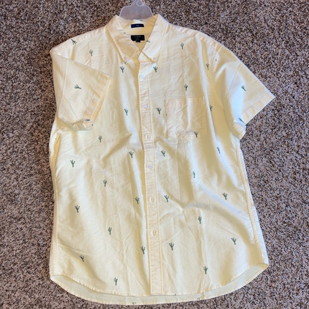 J.Crew Catus Short Sleeve Mens Shirt